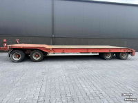 Semi-remorque surbaissé Burg 4-asser dieplader aanhanger met containerrail