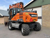 Pelleteuse Doosan DX140w-5 met draaikantelstuk egcon