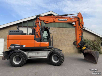 Pelleteuse Doosan DX140w-5 met draaikantelstuk egcon