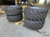 Roues, Pneus, Jantes, Barillets Jumelage BKT BKT - 500/60R22.5 FL630 op wiel 8 gts ET-50