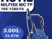 Nettoyeur à haute pression Chaud/Froid Nilfisk MC 7P - 195/1280 FA