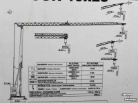 Elévateur à nacelle  SOIMA SGH 19x28mtr Torenbouwkraan compleet met afstand bediening