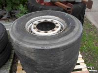 Roues, Pneus, Jantes, Barillets Jumelage  385/65 x 22.5