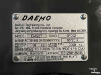 Mini pelleteuse Case Case CX30C New Holland E30C / Snelwissel -DAEMO DMQ27 parts nr:32MK-95110CG