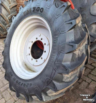 Roues, Pneus, Jantes, Barillets Jumelage Trelleborg 420/70X30 60% TM 700