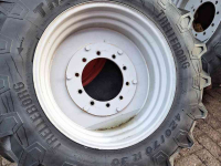 Roues, Pneus, Jantes, Barillets Jumelage Trelleborg 420/70X30 60% TM 700