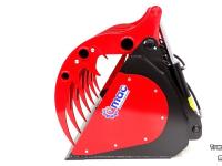 Benne à grappin / Fourche à grappin Qmac Maxi Pelikaangrijper Kuilgrijper Kuilbak 2200