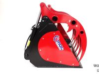 Benne à grappin / Fourche à grappin Qmac Maxi Pelikaangrijper Kuilgrijper Kuilbak 2200