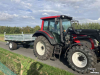 Tracteur Valtra N82, trekker verhuur, tractor verhuur, trekker met kipper huren