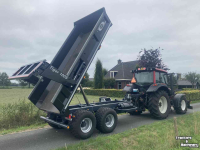 Tracteur Valtra N82, trekker verhuur, tractor verhuur, trekker met kipper huren