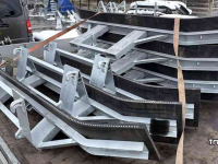 Rabot caoutchouc Roo Rubber Vuilschuiver / Rubberschuif / Modderschuif / Erfschuif / Mestschuif met Euro aansluiting
