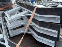Rabot caoutchouc Roo Rubber Vuilschuiver / Rubberschuif / Modderschuif / Erfschuif / Mestschuif met Euro aansluiting