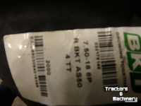 Roues, Pneus, Jantes, Barillets Jumelage BKT 750-16