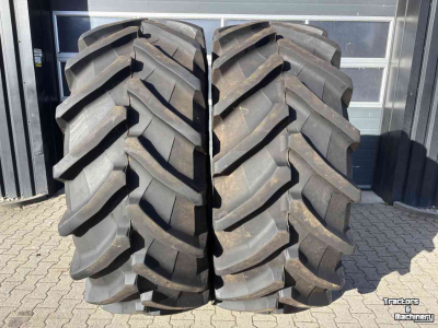 Roues, Pneus, Jantes, Barillets Jumelage Trelleborg IF 710/70R42 TM1000 90%