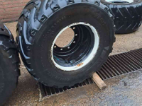 Roues, Pneus, Jantes, Barillets Jumelage BKT 600/50R22.5 op 10-gaats velg