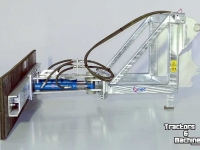 Rabots à lisier Qmac Module Mestschuif met rubbermat Mailleux aanbouw