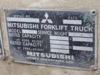 Chariot élévateur Mitsubishi FD25 heftruck forklift gabelstapler diesel