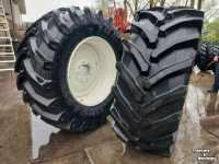 Roues, Pneus, Jantes, Barillets Jumelage Trelleborg 650/65R38 100% TM 800