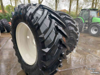 Roues, Pneus, Jantes, Barillets Jumelage Trelleborg 650/65R38 100% TM 800
