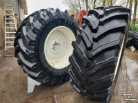 Roues, Pneus, Jantes, Barillets Jumelage Trelleborg 650/65R38 100% TM 800