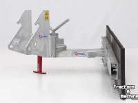 Autres matériel et accessoires d´étable Qmac Rubbere voerschuif veegbord aanveegschuif aanbouw Kramer 250-350
