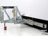 Rabot caoutchouc Qmac Rabot caoutchouc pour étables avec montage JCB