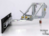 Rabot caoutchouc Qmac Rabot caoutchouc pour étables avec montage JCB