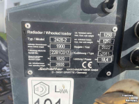 Chargeuse sur pneus Schäffer 2428-2 Slechts 393 uur!