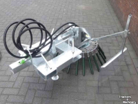Désherbeuse à brosse rotative  Onkruid borstel  pallet vork aanbouw