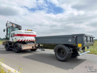 Pelles sur pneus Caterpillar Cat M314F - Engcon + bakkenwagen Mobiele graafmachine Midejo