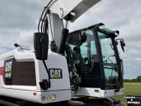 Pelles sur pneus Caterpillar Cat M314F - Engcon + bakkenwagen Mobiele graafmachine Midejo