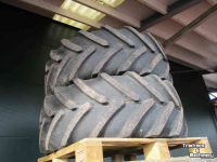 Roues, Pneus, Jantes, Barillets Jumelage Michelin 480/65-28 en 600/65-38