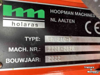 Broyeur de fanes Holaras UM210 front uienloofklapper