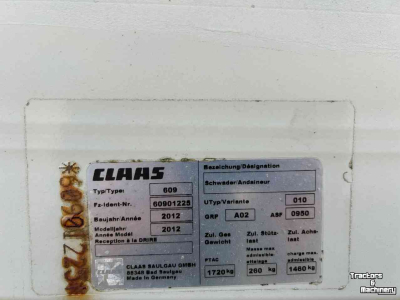 Andaineur Claas Liner 750