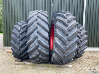 Roues, Pneus, Jantes, Barillets Jumelage  Set Trelleborg TM 1000 VF 750/75R46  en  650/65R38