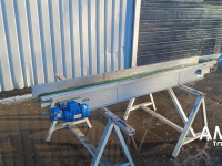 Convoyeur  Vlakke band 2420 X 250 TRANSPORTBAND VLAKKE BAND FLAT BELT CONVEYOR BELT FLACHBAND FÖRDERBAND