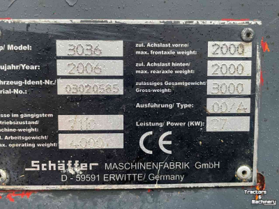 Chargeuse sur pneus Schäffer 3036