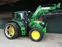 Tracteur John Deere 6130R Command Pro f-pto lader lucht