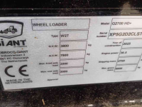 Chargeuse sur pneus Giant G2700HD+ -48745 Jubileum machine