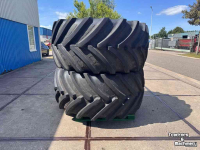 Roues, Pneus, Jantes, Barillets Jumelage BKT VF 900/60R38 95%