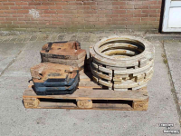 Poids frontaux Valmet wielgewichten valmet 70kg  frontgewichten valtra 37.5