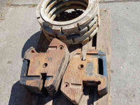 Poids frontaux Valmet wielgewichten valmet 70kg  frontgewichten valtra 37.5