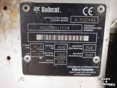 Chargeuse sur pneus Bobcat AL-350