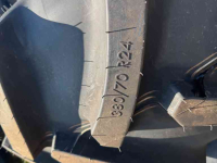 Roues, Pneus, Jantes, Barillets Jumelage Mitas 380/70R24 op velg