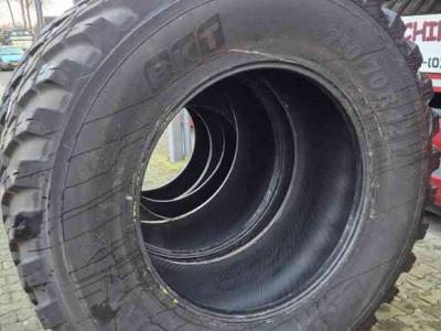 Roues, Pneus, Jantes, Barillets Jumelage BKT 710/70R42 Ridemax en Mitas HCM 440/80R34 (M+S)