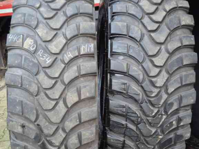 Roues, Pneus, Jantes, Barillets Jumelage BKT 710/70R42 Ridemax en Mitas HCM 440/80R34 (M+S)