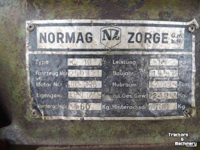 Tracteurs anciens Norcar Normag c 10