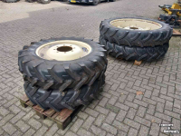 Roues, Pneus, Jantes, Barillets Jumelage Zetor Cultuurwielen 12.4 R28  12.4 R 46   (320/95 R28 320/95 R46)  ZF Steek