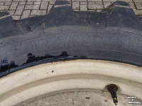 Roues, Pneus, Jantes, Barillets Jumelage Zetor Cultuurwielen 12.4 R28  12.4 R 46   (320/95 R28 320/95 R46)  ZF Steek