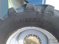 Roues, Pneus, Jantes, Barillets Jumelage BKT 710/55R30IF AGRIMAX FORCE